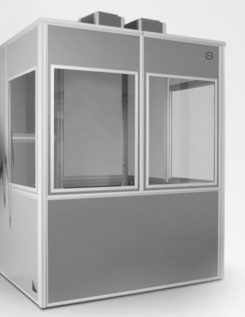 Audipack Doppel-Dolmetscherkabine mieten – 9300er Serie, DIN-/ISO-Norm, inkl. Lüftung – 2