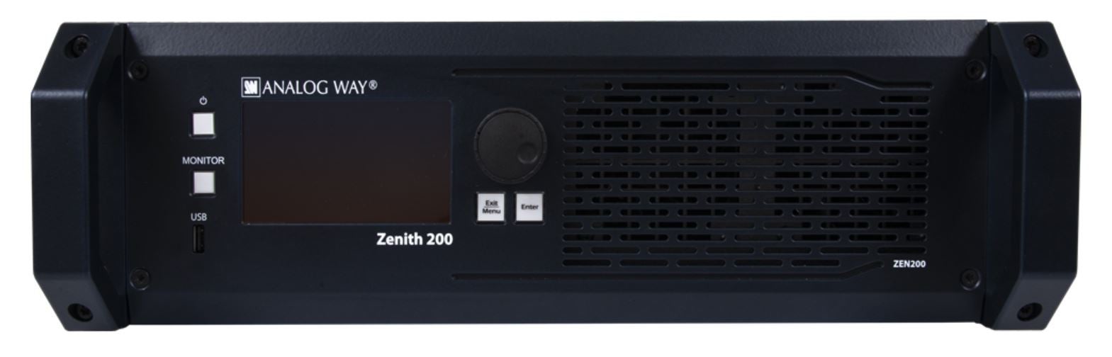 Analog Way Alta 4K Zenith 200 mieten - 4K60 Präsentationsmischer & Videowandprozessor
