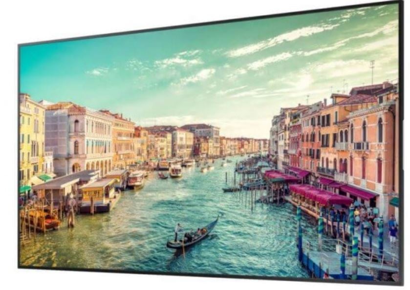 Samsung QM55R-A mieten - 55" 4K Smart Signage Display im Case