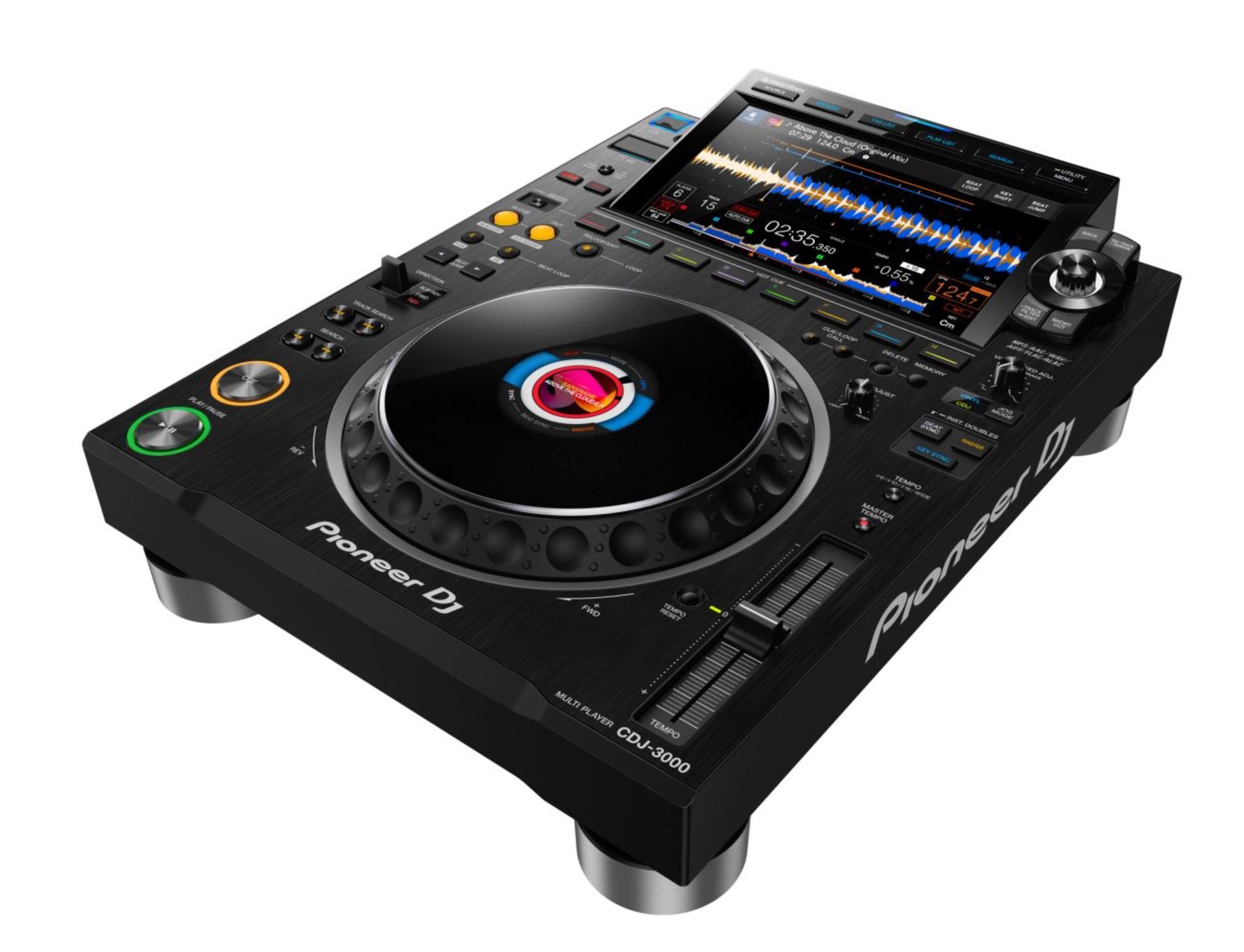 Pioneer CDJ-3000 mieten – DJ-Multiplayer mit 9" HD-Touchscreen & Pro DJ Link
