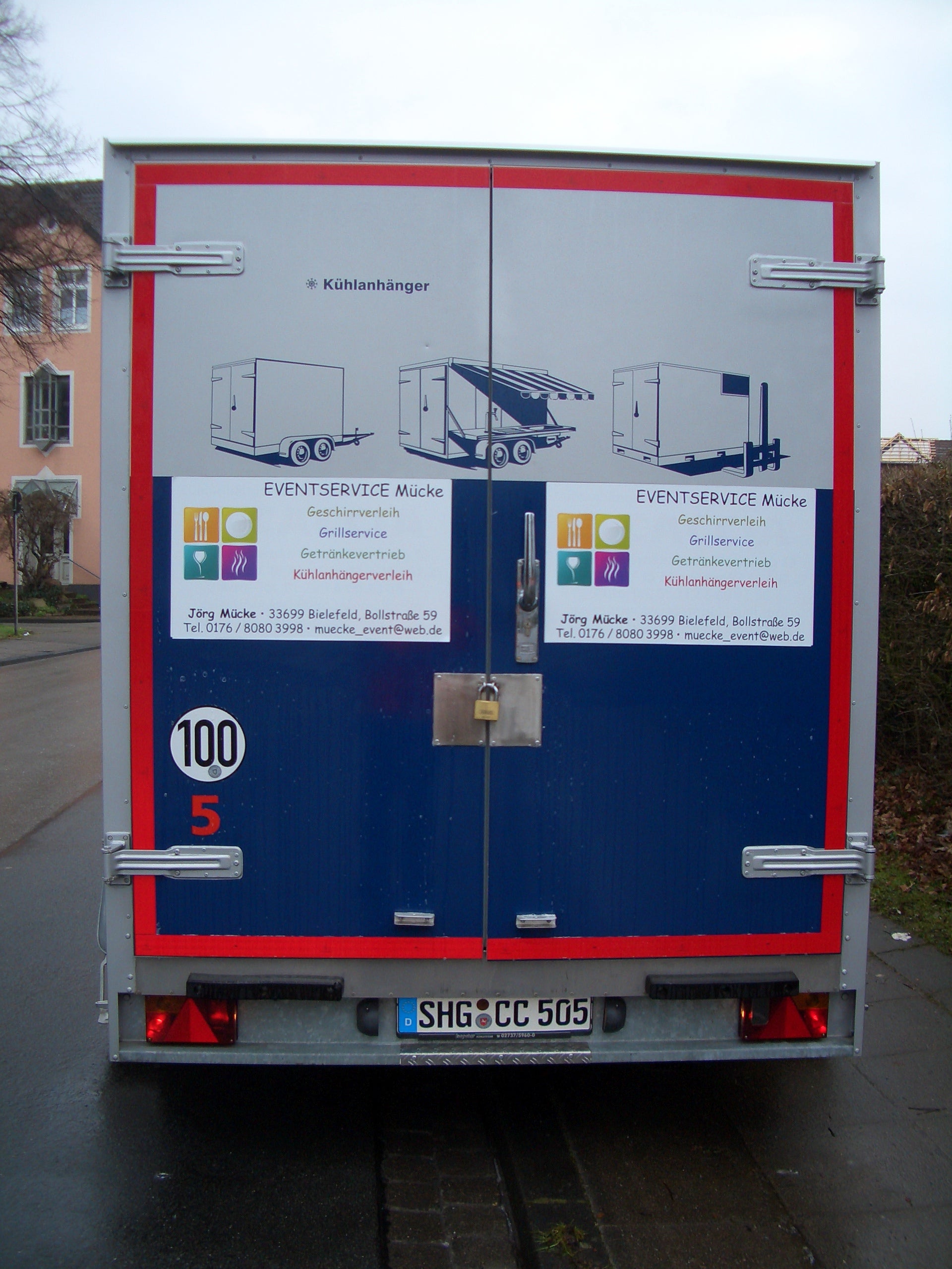 Kühlanhänger mieten – Kühlwagen & mobiles Kühllager 2,7 t bis 3,5 t