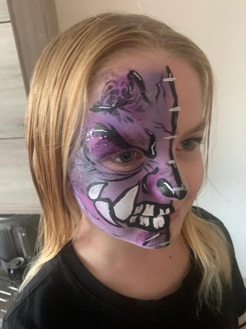 Kinderschminken & Facepainting mieten - Glitzertattoo für Events