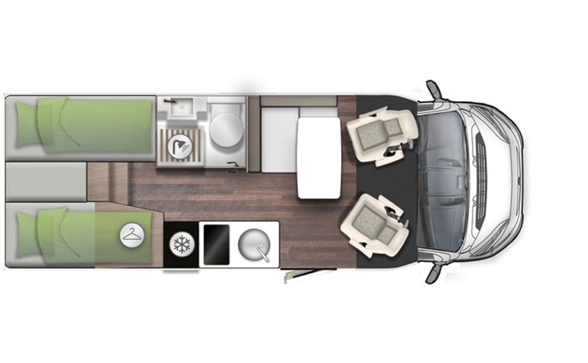 S4 - Slim Cruiser – Wohnmobil mieten in Henstedt-Ulzburg – 2