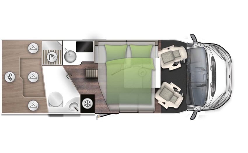 S3 - Slim Tourer – Wohnmobil mieten in Markt Schwaben – 2