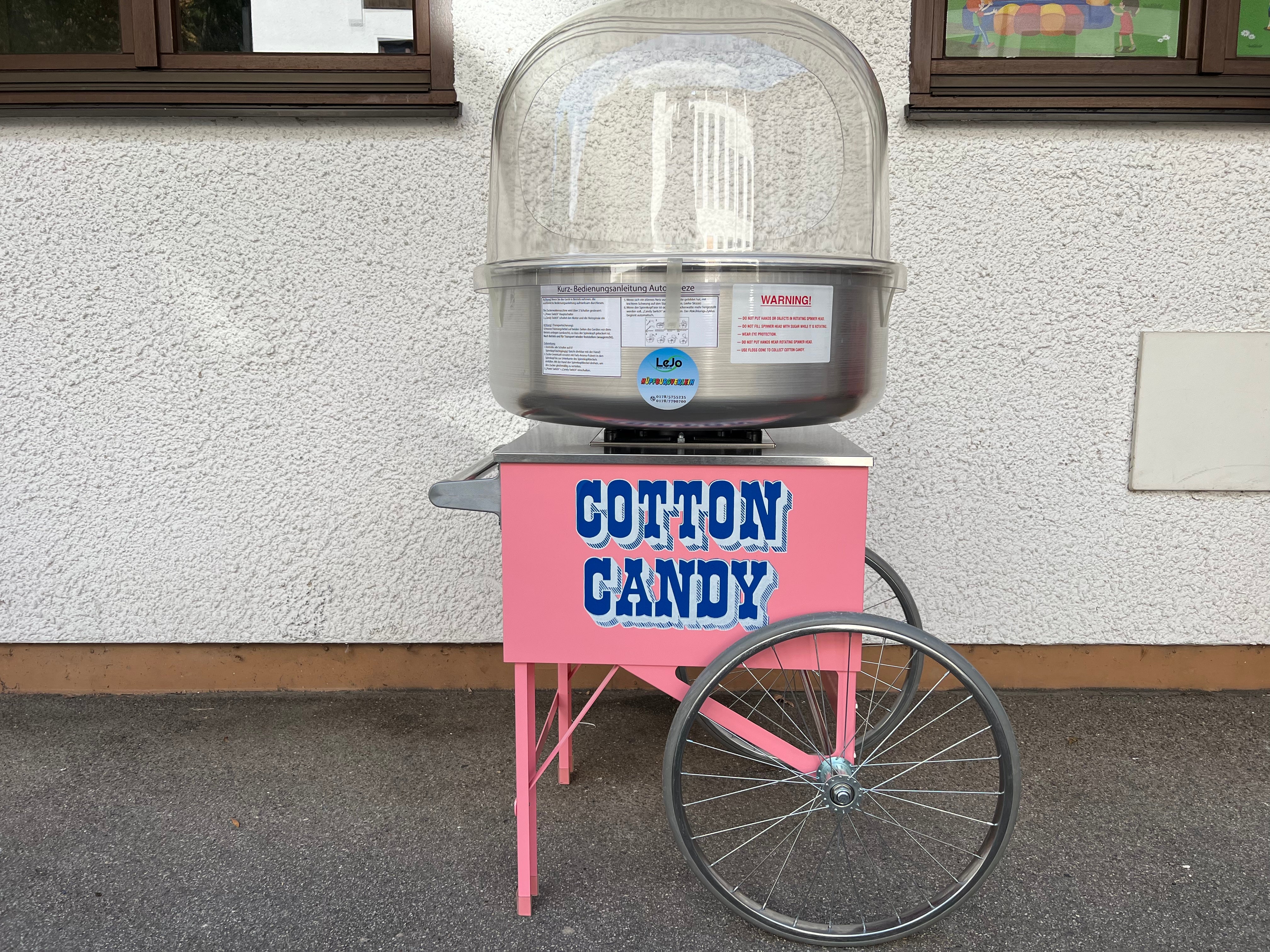Zuckerwattemaschine mieten München – Jahrmarkt-Flair für jedes Event
