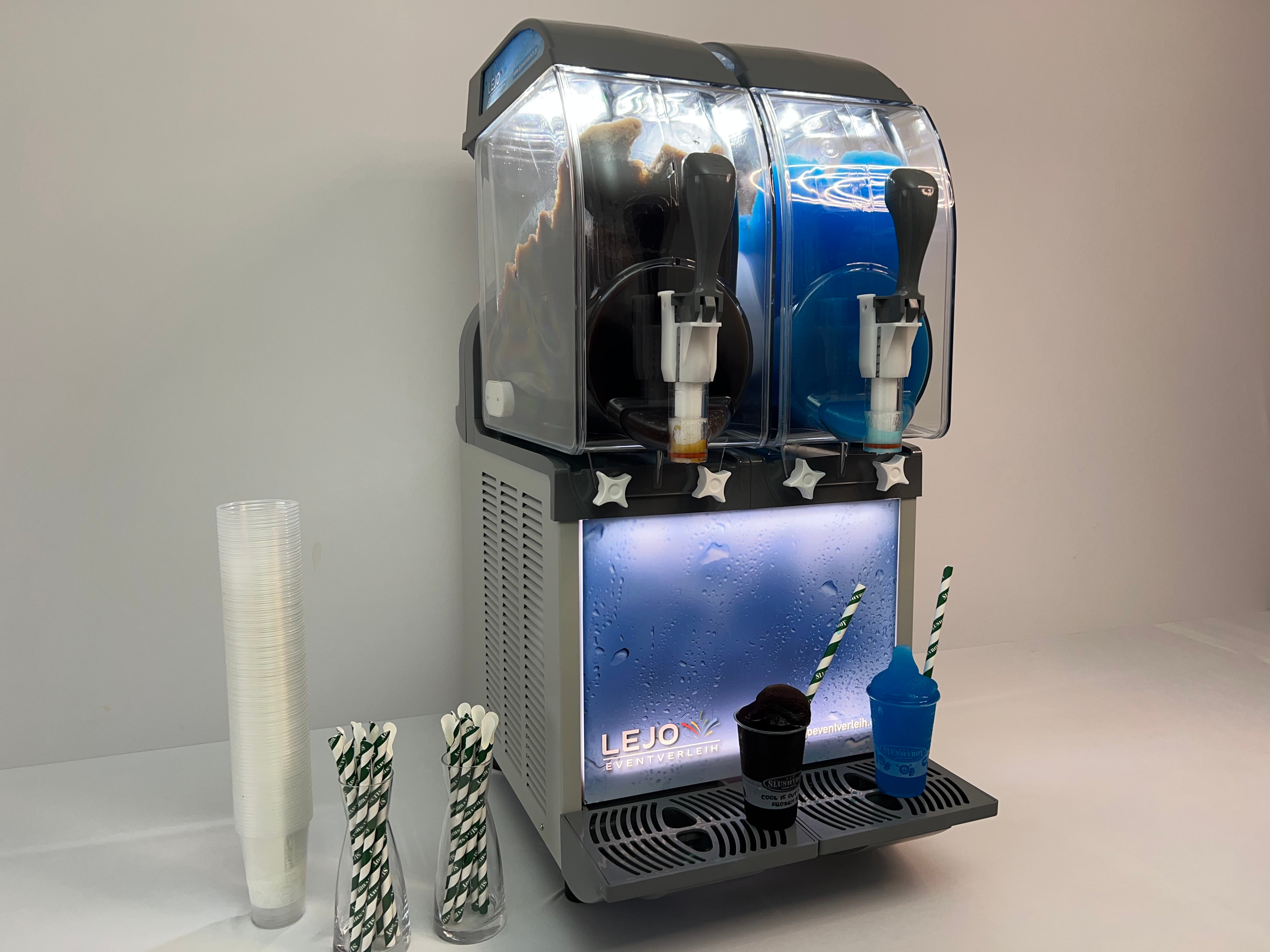 Slush-Eis-Maschine mieten München – Slusher Eco, 2 x 11 Liter