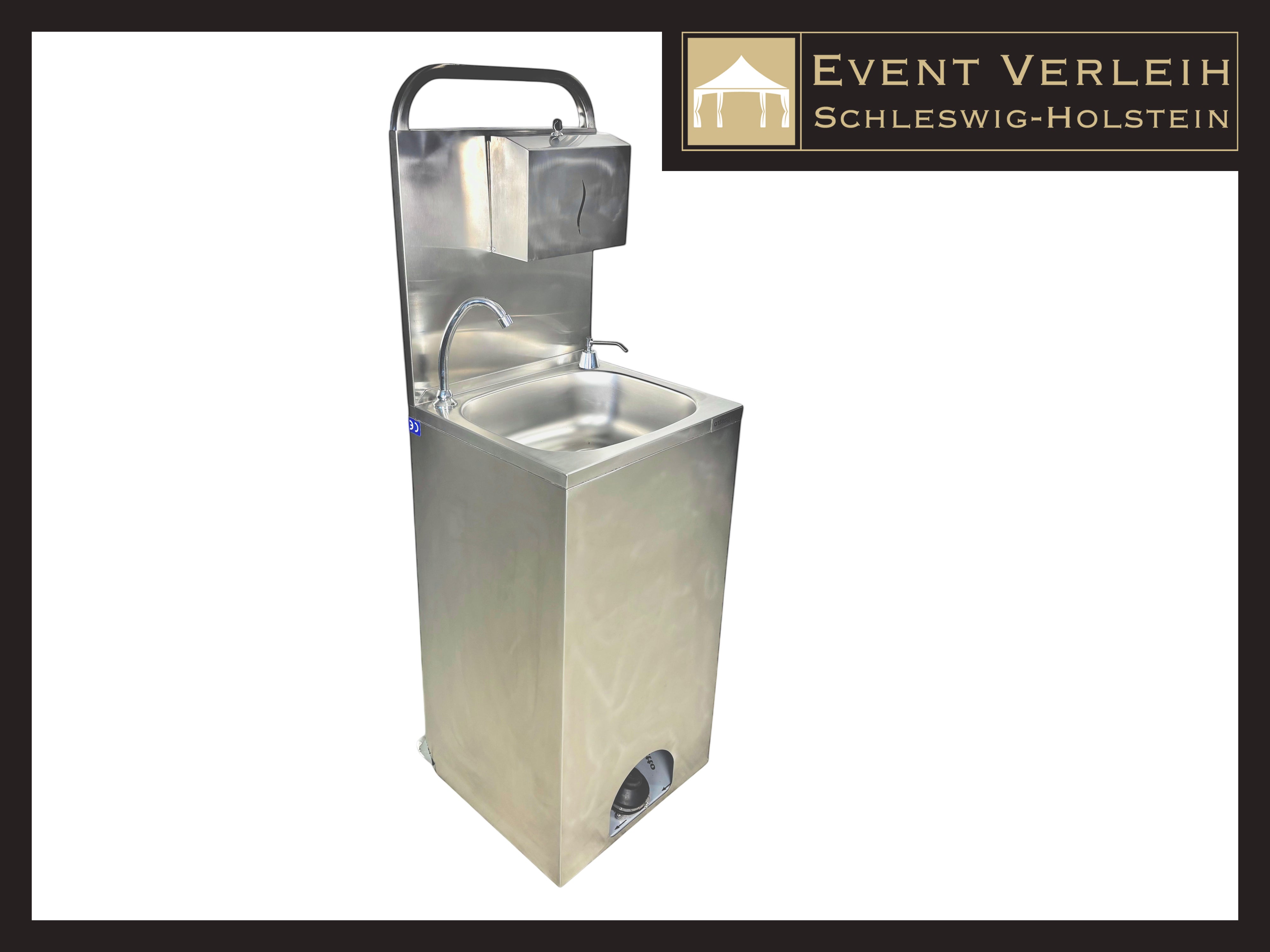 Mobiles Handwaschbecken mieten – mit Tanks & Warmwasser für Events & Baustelle