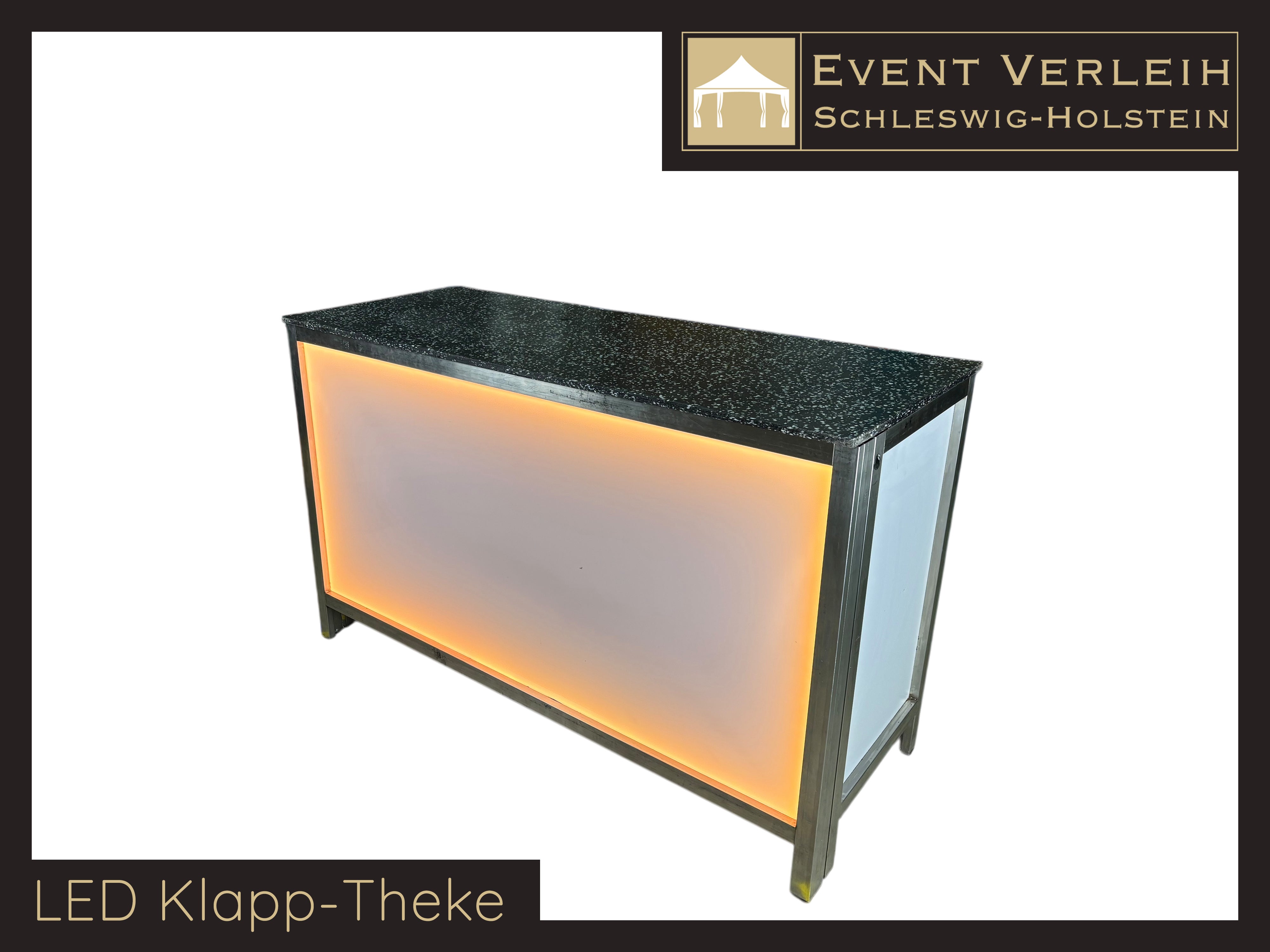 LED-Klapp-Tresen & Theke mieten – beleuchtete Bartheke aus Edelstahl mit Farbwechsel – 3