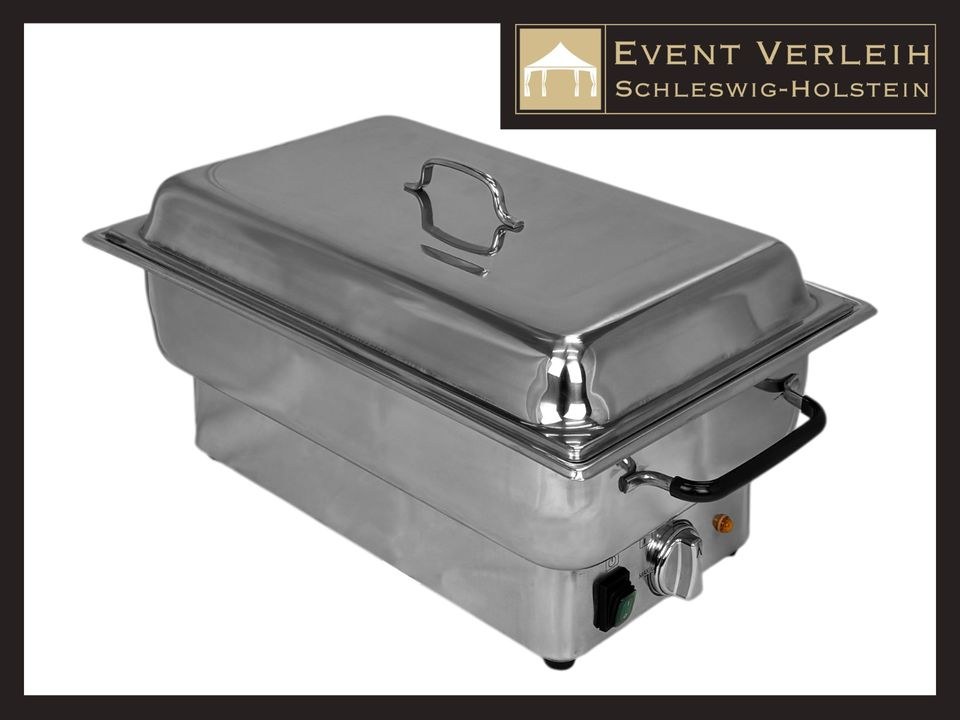 Elektrischer Buffetwärmer Chafing Dish Catering mieten in Kiel
