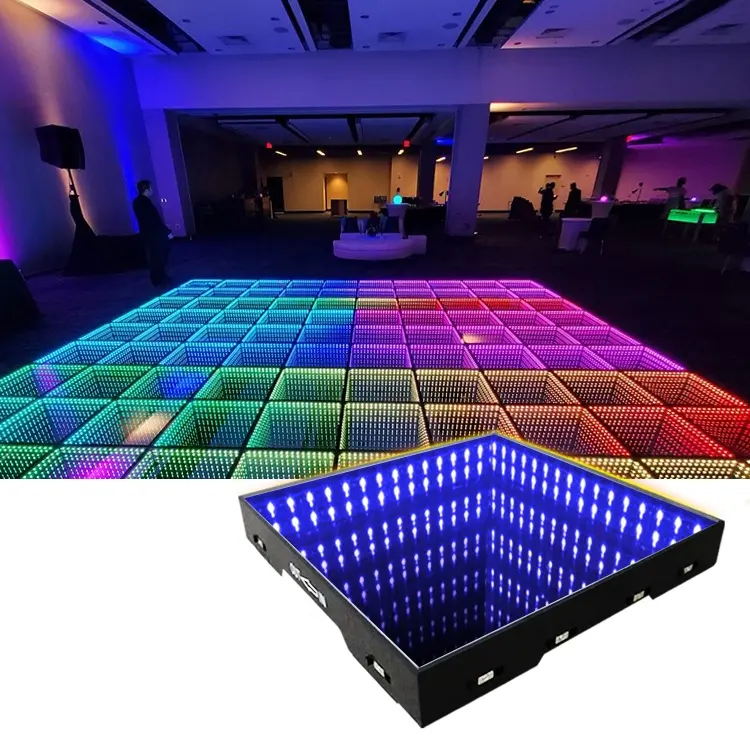 LED Tanzboden mieten bis 25 m² – DMX-steuerbar für Hochzeit & Event – 3