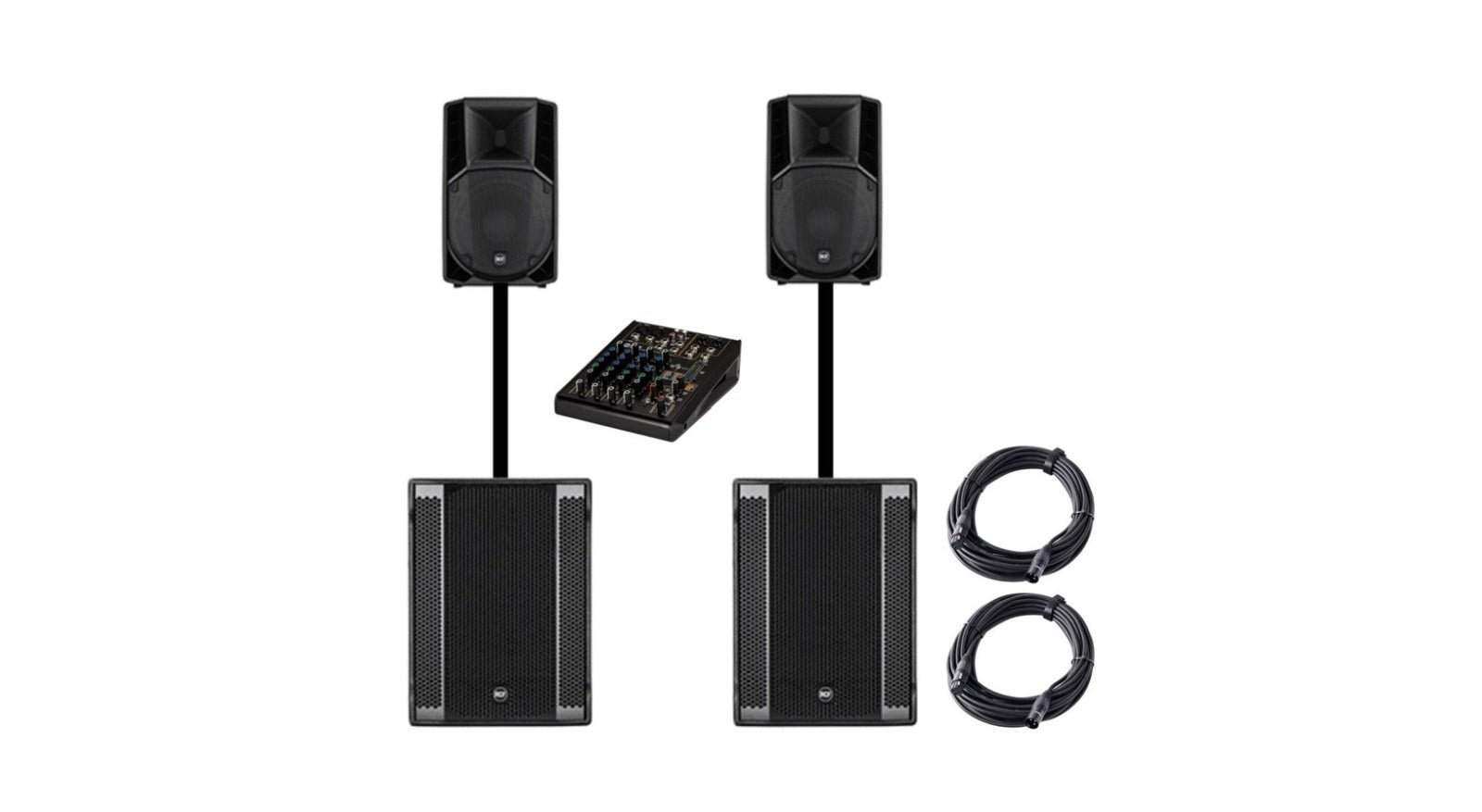 Musikanlage mieten in Köln – RCF Power Bundle L für bis zu 150 Personen