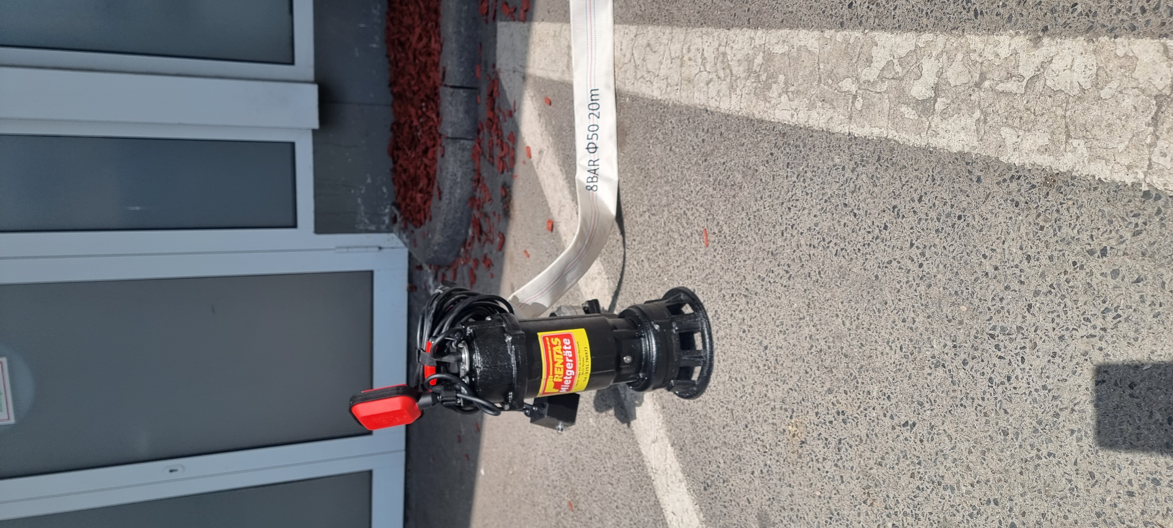 Schmutzwasserpumpe, 21.000 l/h, 230 V Elektro