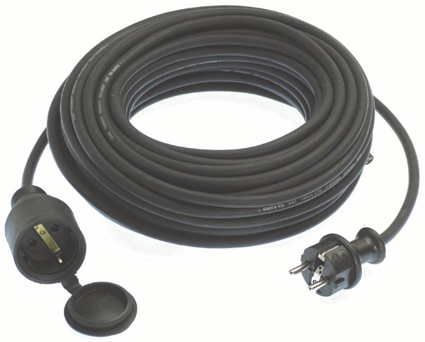 Verlängerungskabel, 230 V / 1,5 mm², 20 m