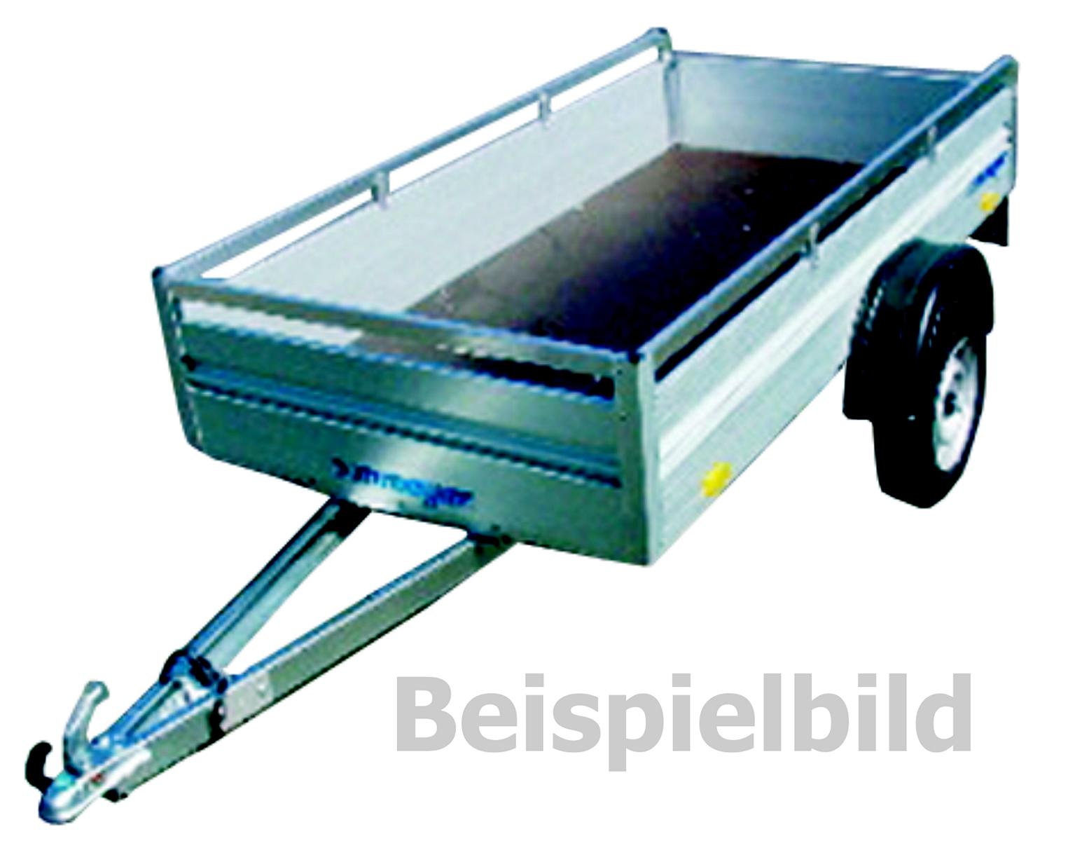 Anhänger, zul. GG 750 kg, Nutzlast max. 590 kg, Ladefläche 2,00 x 1,07 m