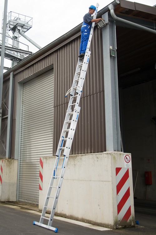 Leiter bis 11 m Arbeitshöhe, 2-teilig – 2