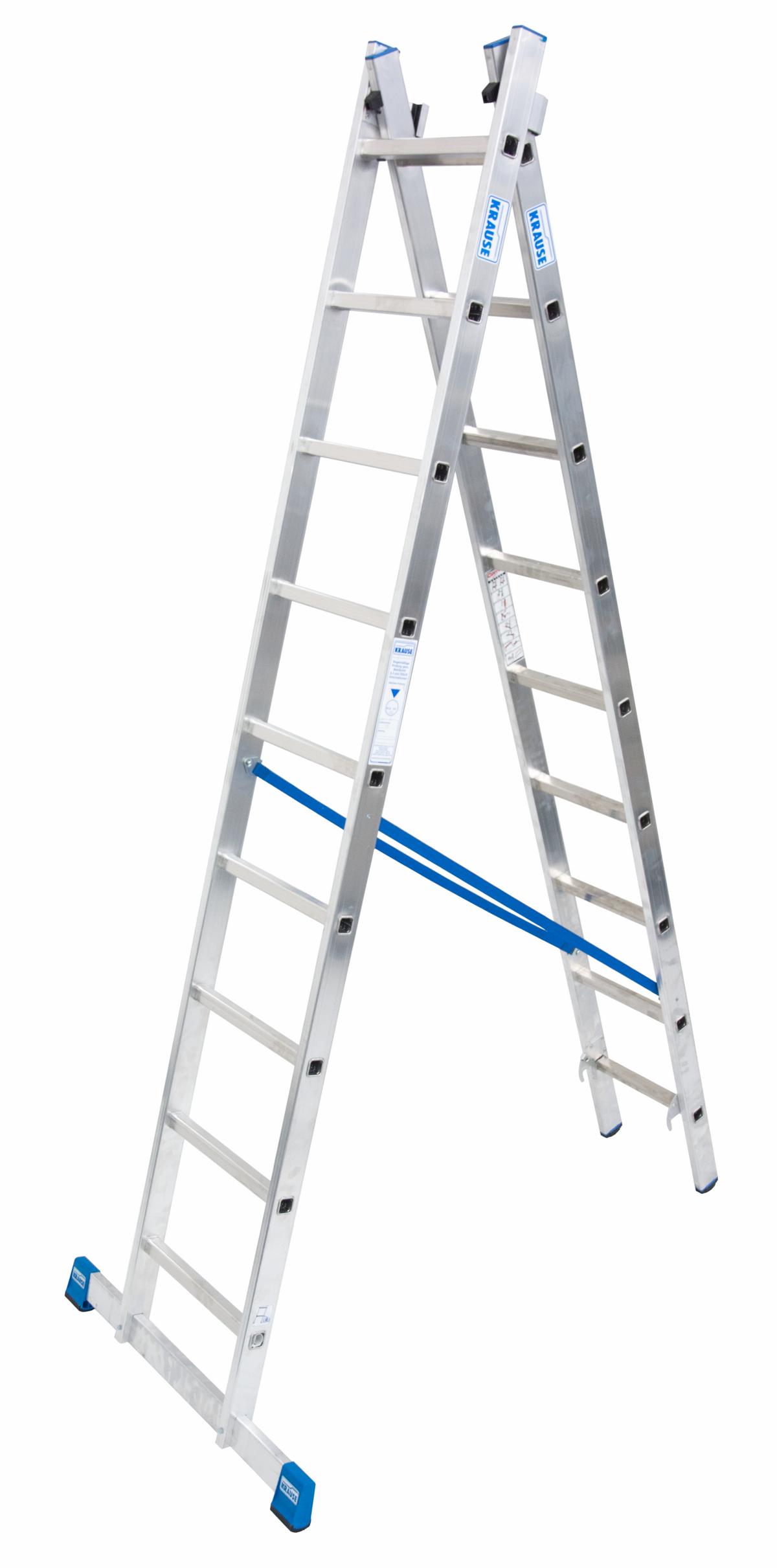 Leiter bis 11 m Arbeitshöhe, 2-teilig