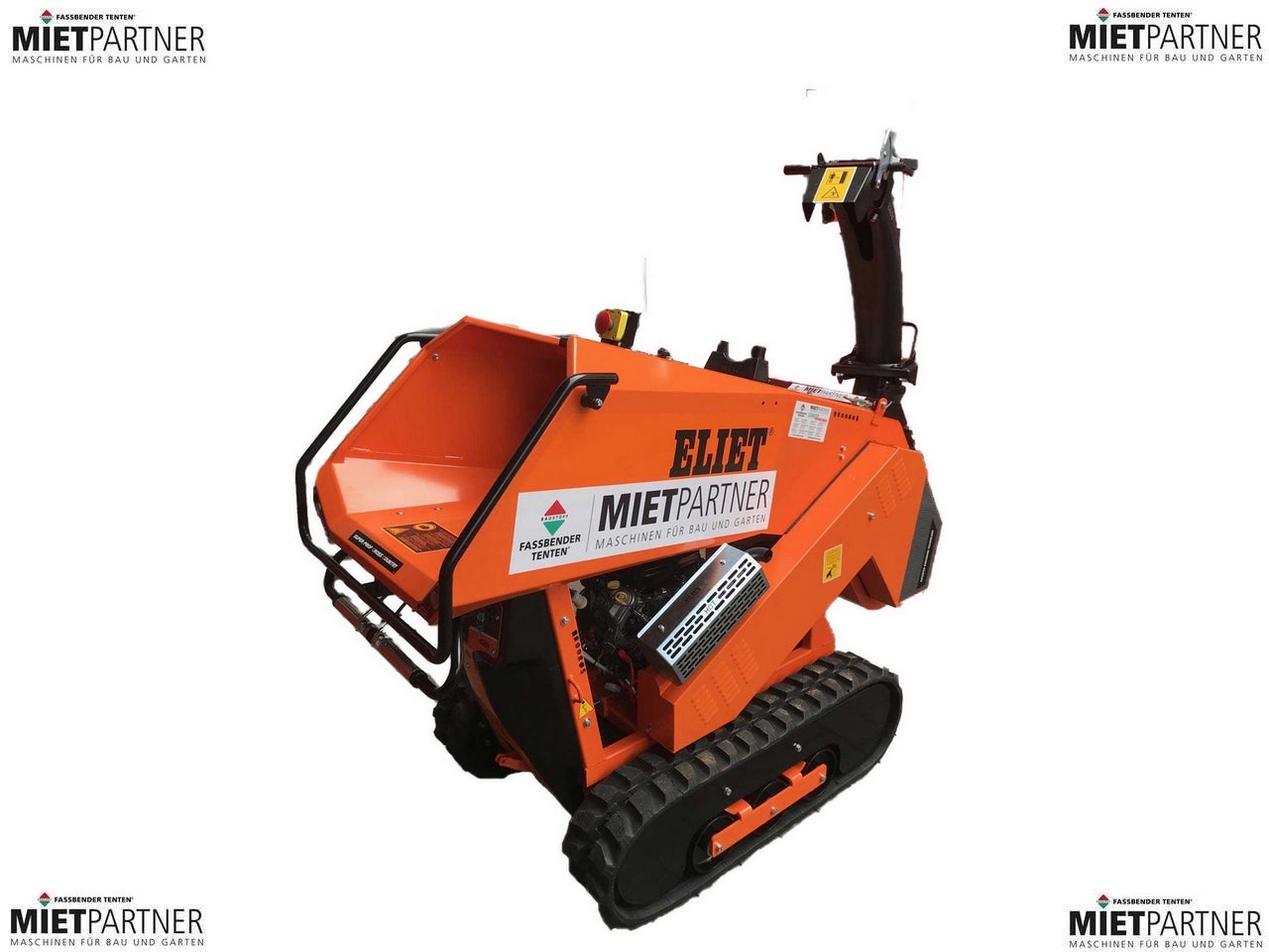 Häcksler auf Kettenfahrwerk 12 cm