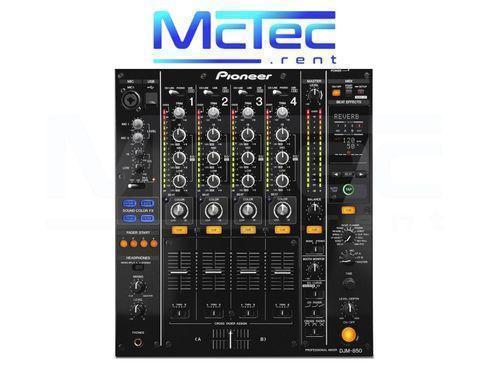 Pioneer DJ-Set mieten – DJM-850 Mischpult + 2x CDJ-2000 NXS Nexus im Case – 4