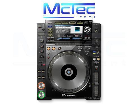 Pioneer CDJ-2000 NXS Nexus mieten – Profi-DJ-CD-Player mit USB & SD-Card im Case – 3