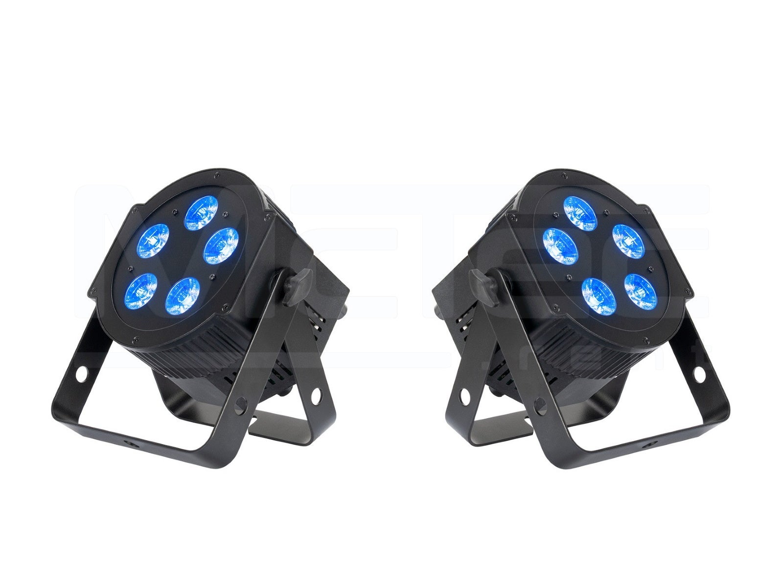 Scheinwerferset III mieten – 2x ADJ 5P HEX LED Scheinwerfer (RGBWA+UV) – 2