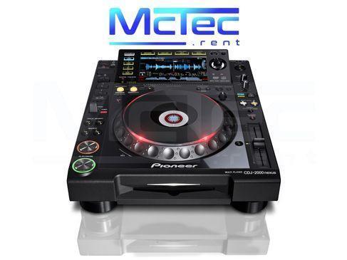 Pioneer CDJ-2000 NXS Nexus mieten – Profi-DJ-CD-Player mit USB & SD-Card im Case – 2