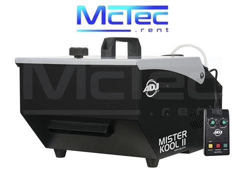LED Lichtset mieten – 2x ADJ HEX LED Scheinwerfer & Bodennebelmaschine für Partys bis 40 Gäste – 2