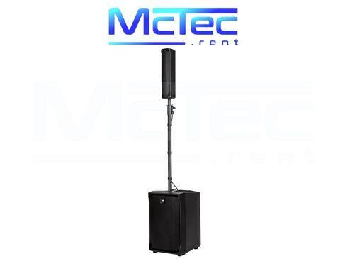 Säulensystem mieten bis 50 Gäste – RCF EVOX JMIX8 mit Mischpult, Bluetooth & App-Steuerung