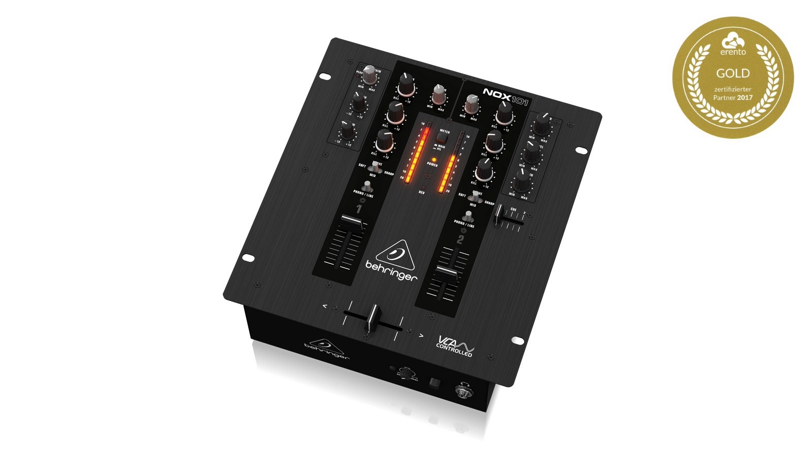 Musikanlage mieten für bis zu 300 Gäste – 2x RCF 12" Lautsprecher, 2x 18" Subwoofer & Mischpult – 4