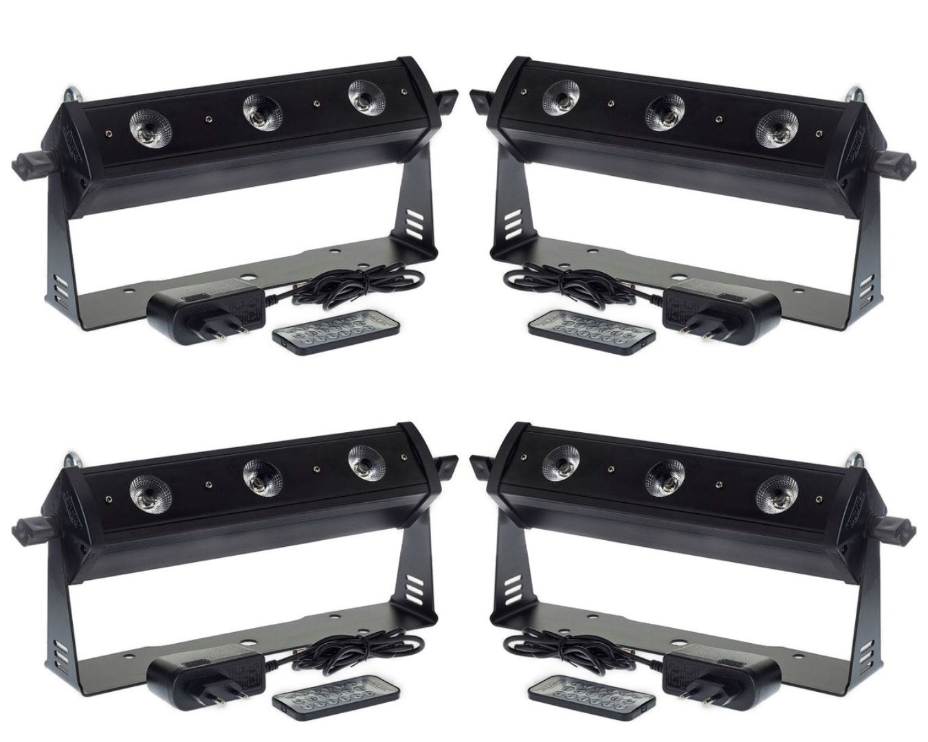 Scheinwerferset I mieten – 4x Varytec HEX LED Scheinwerfer (RGBWA+UV) – 2