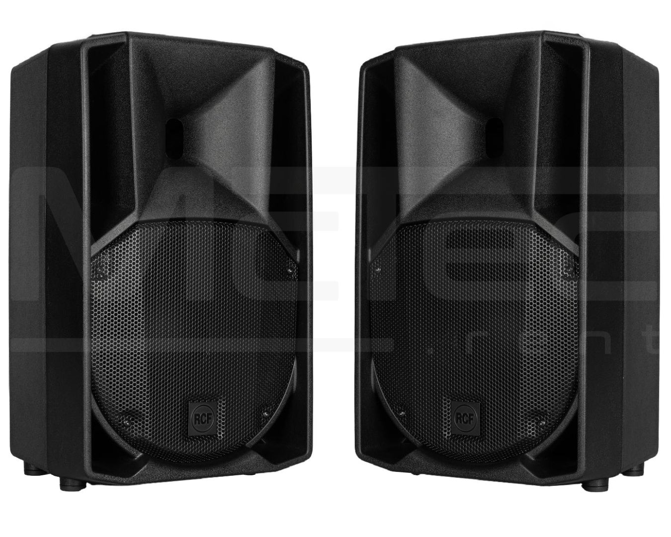 Musikanlage mieten Sportevent/Vortrag – 4x RCF 10" Lautsprecher, Funkmikrofon & Mischpult – 3