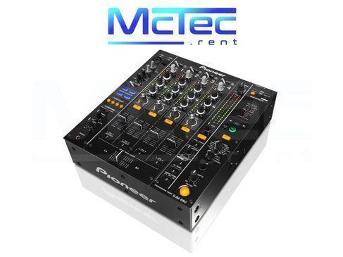 Pioneer DJM-850 DJ-Mischpult mieten – 4 Kanäle, digitale Effekte, im Case