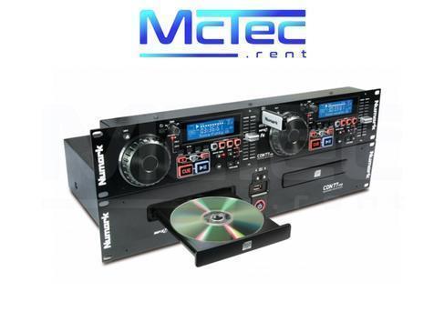 DJ Doppel-CD-Player mieten – Numark CDN77 USB mit MP3-CD, Loop & Auto-BPM im Case