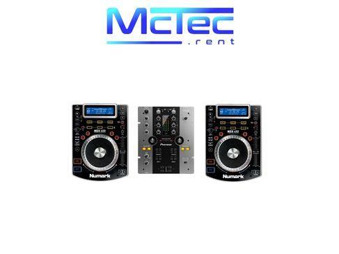 DJ-Set mieten – Behringer NOX 101 Mischpult + 2x Numark NDX 400 CD-Player – 2