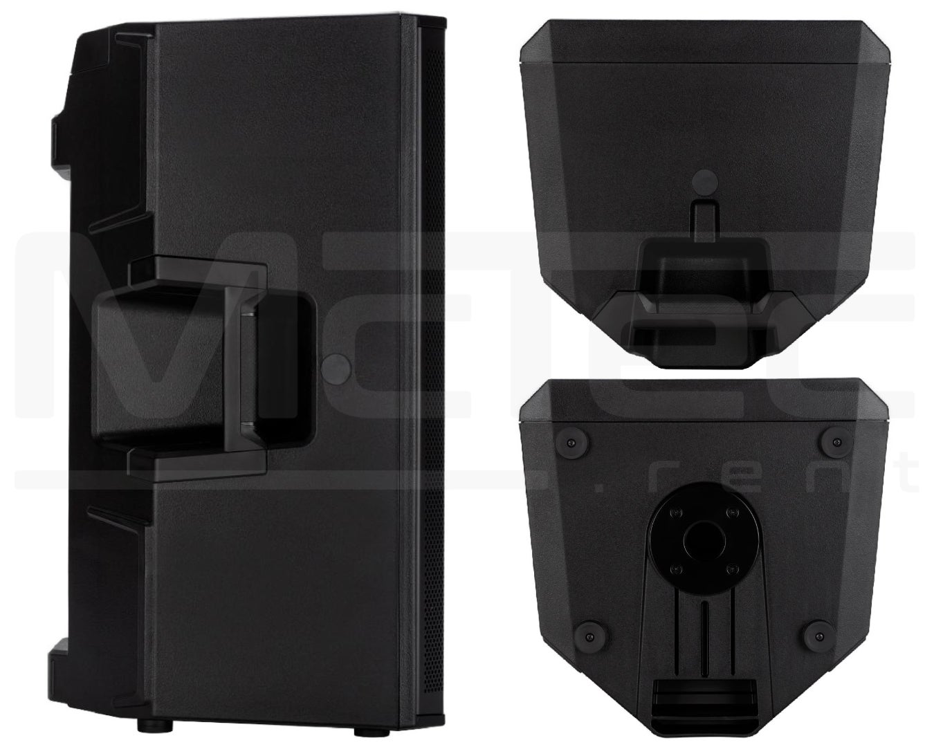 Musikanlage mieten bis 600 Gäste – 4x RCF 12" Lautsprecher, 4x 18" Subwoofer & Bluetooth – 4