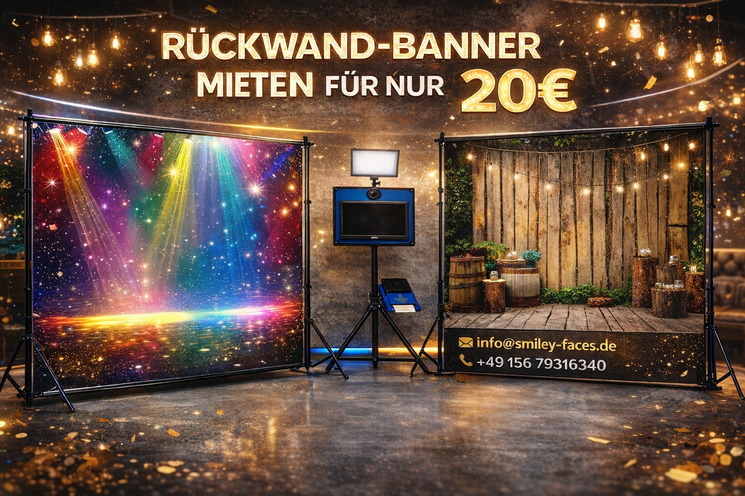 Fotobox mieten – mit Sofortdruck, Online-Galerie & Requisiten – 4