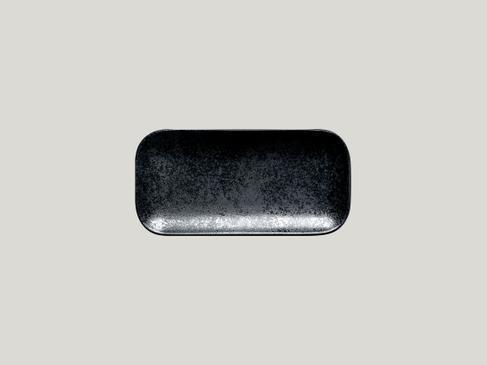 Karbon Teller flach schwarz 33x11cm
