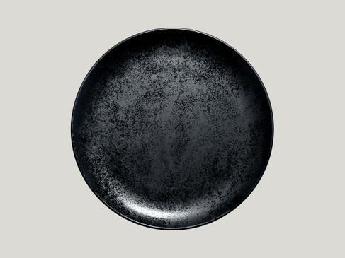 Karbon Teller flach Coup schwarz ø 27cm