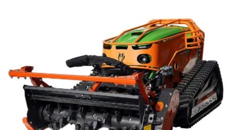 Forstmulcher mieten – Anbaugerät für Funkraupe LV500, bis 250 mm