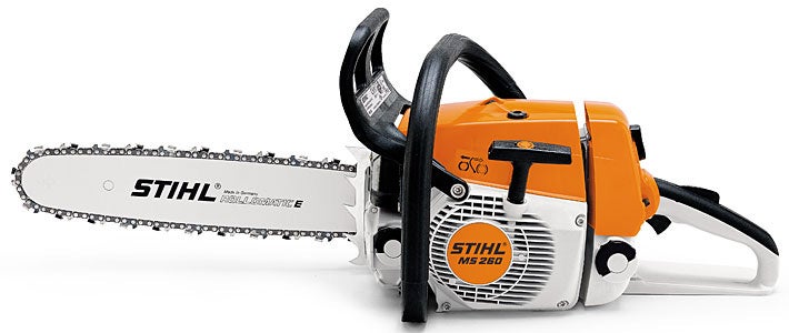 Kettensäge Benzin mieten – 40 cm Schwert, inkl. geschärfter Sägekette