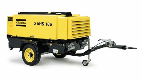 Kompressor mieten 10,4 m³/min – Großer Baukompressor mit Ölabscheider
