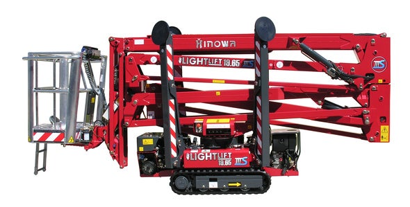 Raupenarbeitsbühne 17,5 m mieten – Hubarbeitsbühne geländegängig, Benzin oder 230 V