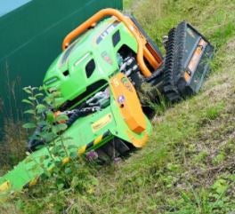 Schlegelmulcher mieten – Anbaugerät für Funkraupe LV300 pro