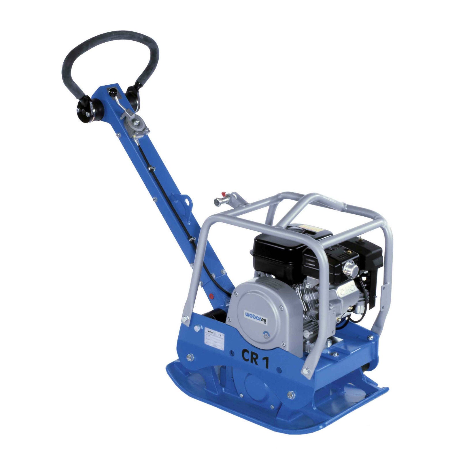 Vibrationsplatte mieten – Rüttelplatte 92 kg, 15 kN, Vor- und Rücklauf