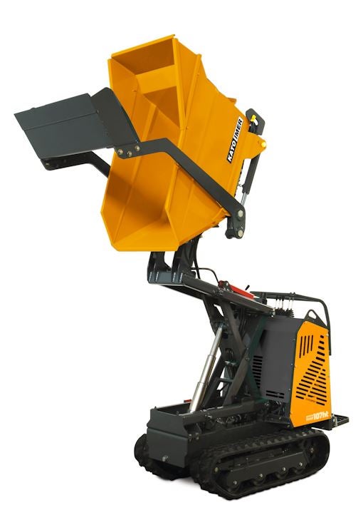 Dumper mit Selbstladeschaufel & Hochentleerung mieten – 700 kg Nutzlast