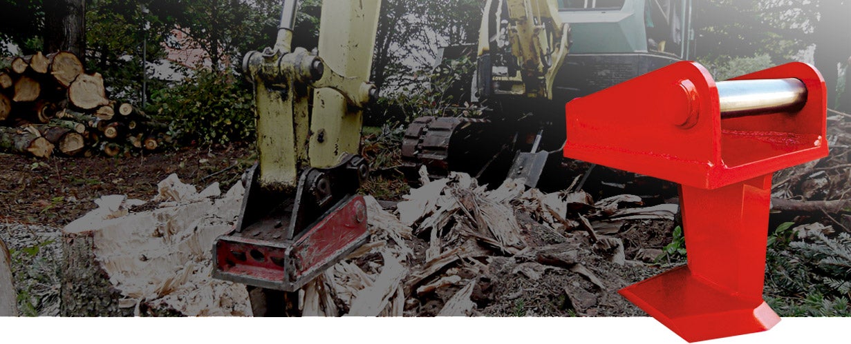 Wurzelratte mieten – Anbaugerät für Bagger bis 6 Tonnen, MS03