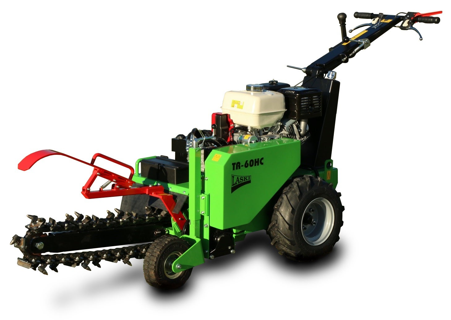 Grabenfräse mieten – Grabtiefe 68 cm, 11,7 PS, Elektrostart