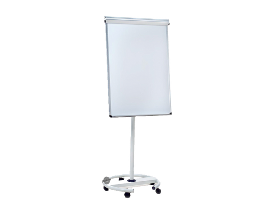 Mobiles Flipchart mieten – Whiteboard mit Rollenfuß, magnetisch, 100 x 70 cm
