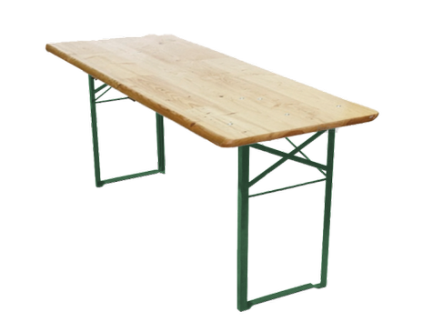 Bierzelttisch Gala mieten – 50 cm, klappbar & stapelbar – 2