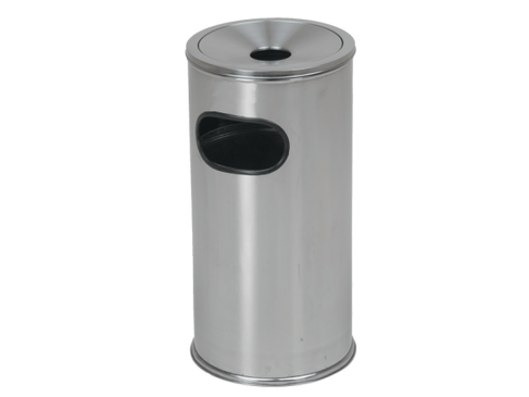 Standaschenbecher mieten – mit integriertem Abfalleimer, 60 cm hoch