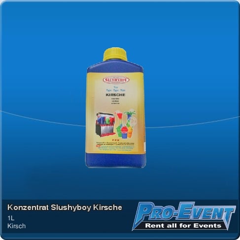 Slush-Konzentrat Kirsche mieten – 1 L Ready-Mix für ca. 25 Becher Slush